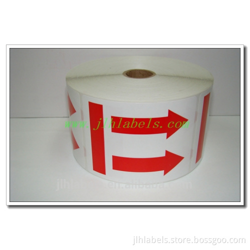 This side up label ,5x3 ,500 labels/roll,semi-glossy